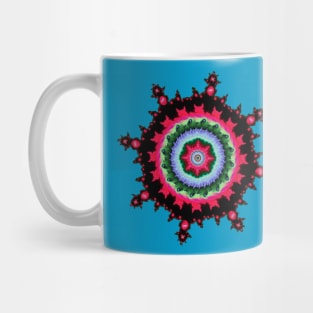 Circular fractal star Mug